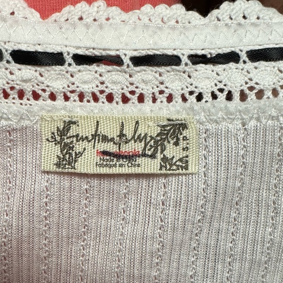 Free People Only You Long Sleeve in White Size Small NWOT Retail $40 - Picture 6 of 6
